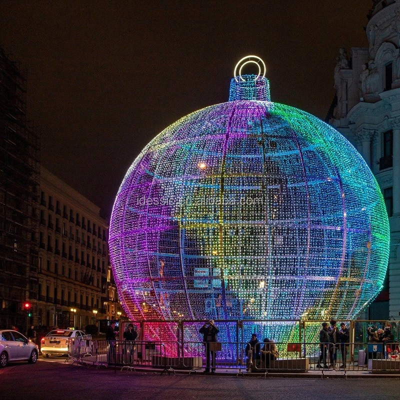 户外 3D巨型穿越LED圣诞礼物礼品盒，用于商业级冬季花园展示| Alibaba.com