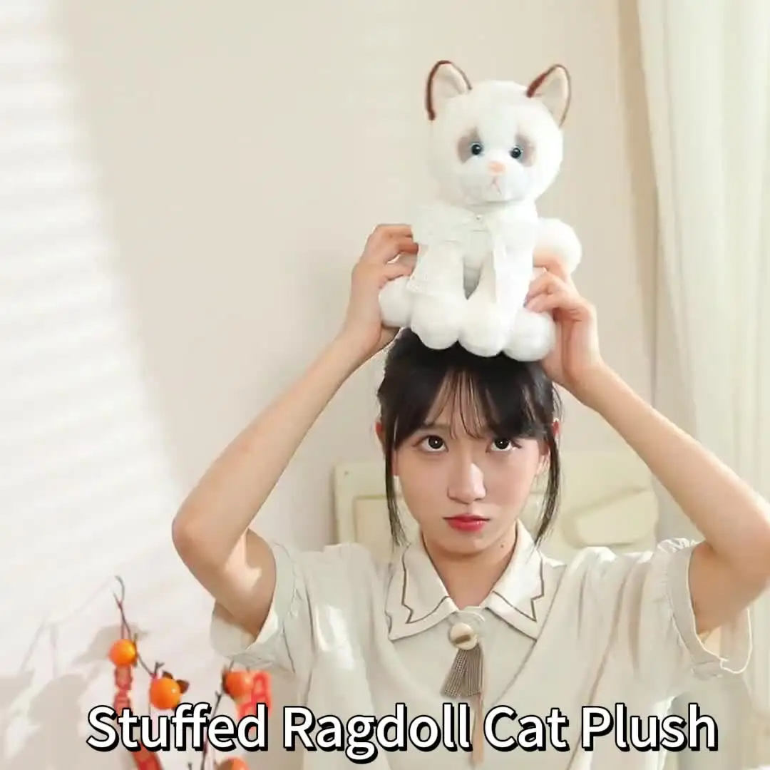 ちゃんどぅ様 Zxc Cat Animated Plush - Cute Collectible Toy