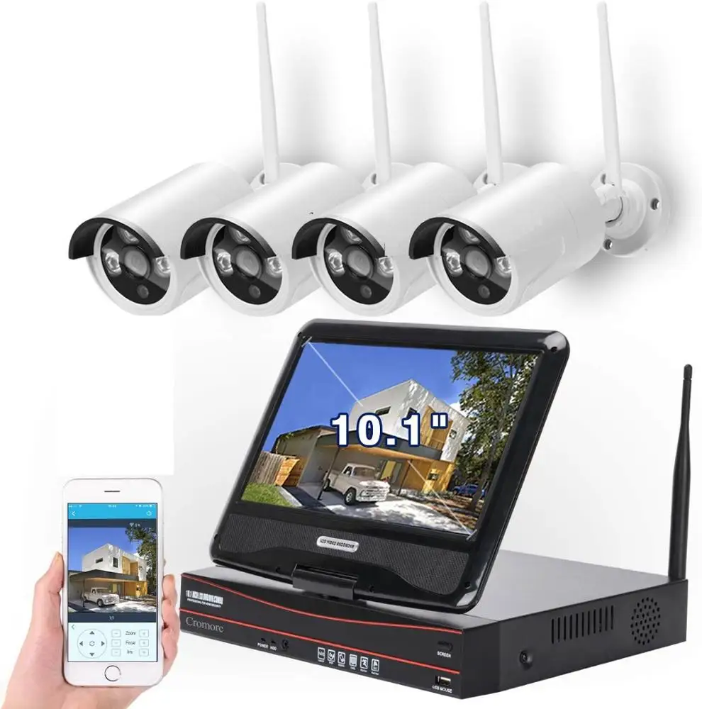 Sunivision 10.1 Inches Wireless Security Camera System Cctv
