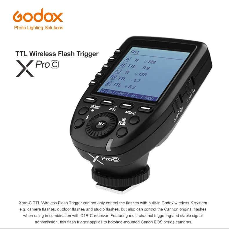 Godox Xpro C Trigger E Ttl 2 4g Wireless Remote Control Transmitter For Canon Buy Trigger Flash Transmitter Trigger Godox Xpro C Trigger E Ttl 2 4 G Wireless Remote Control Transmitter For Canon Product On Alibaba Com