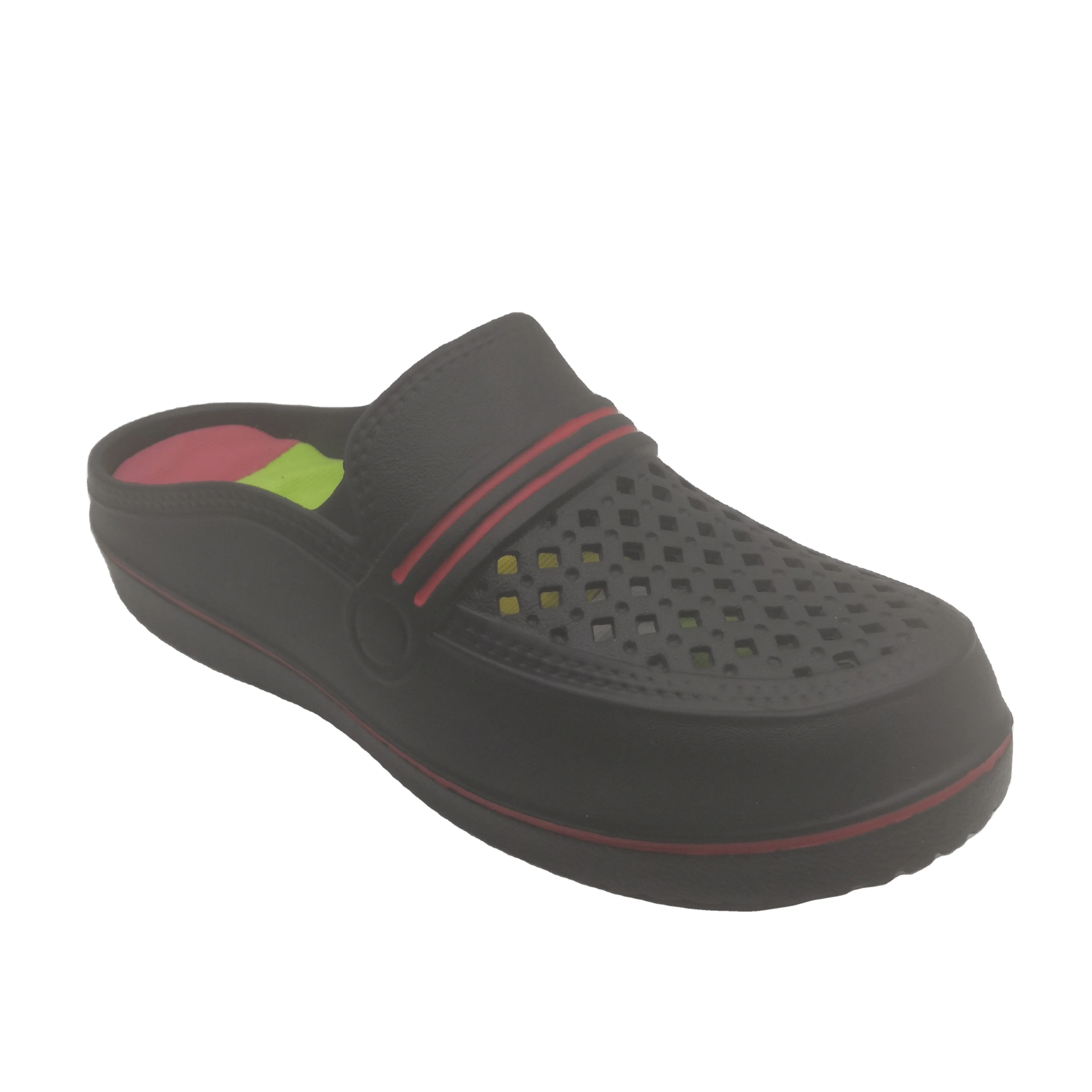 
Custom printed summer beach sandals EVA women garden clogs 