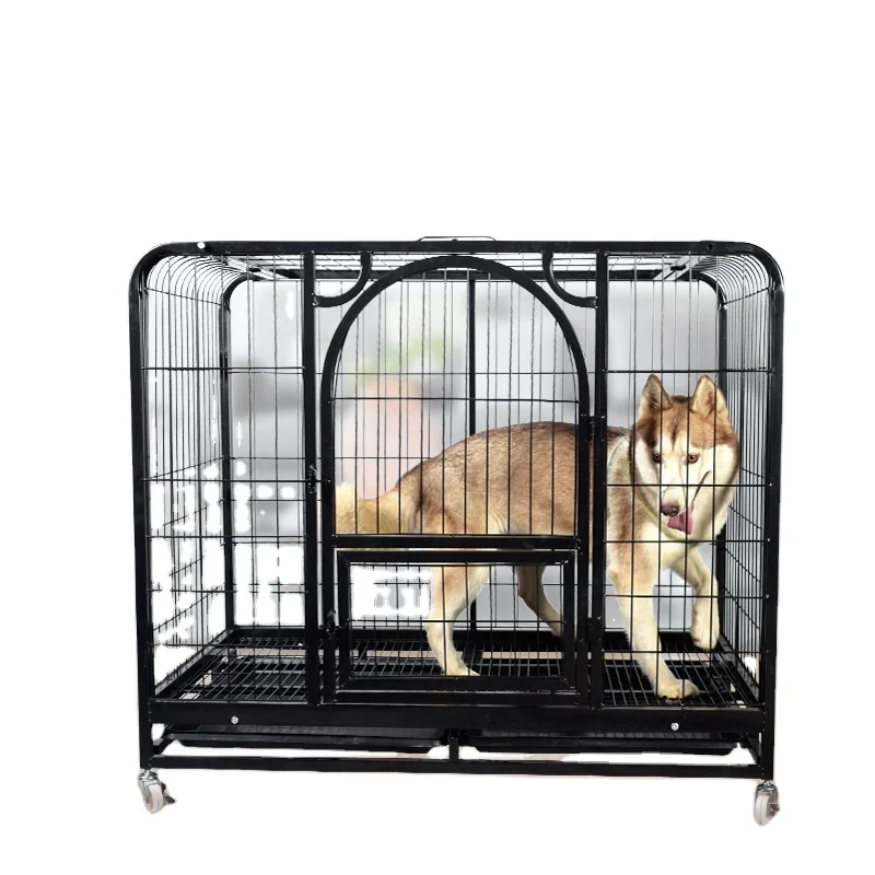 Heavy Duty Dog Kennels With Wheels And Lock Pet Products Cage Pet Dog
