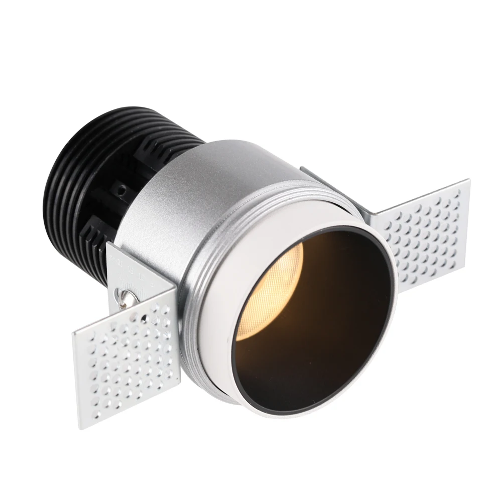 5W-18W Semi-Surface Or Trimless Cob Changeable Reflector Recessed Led Downlight
