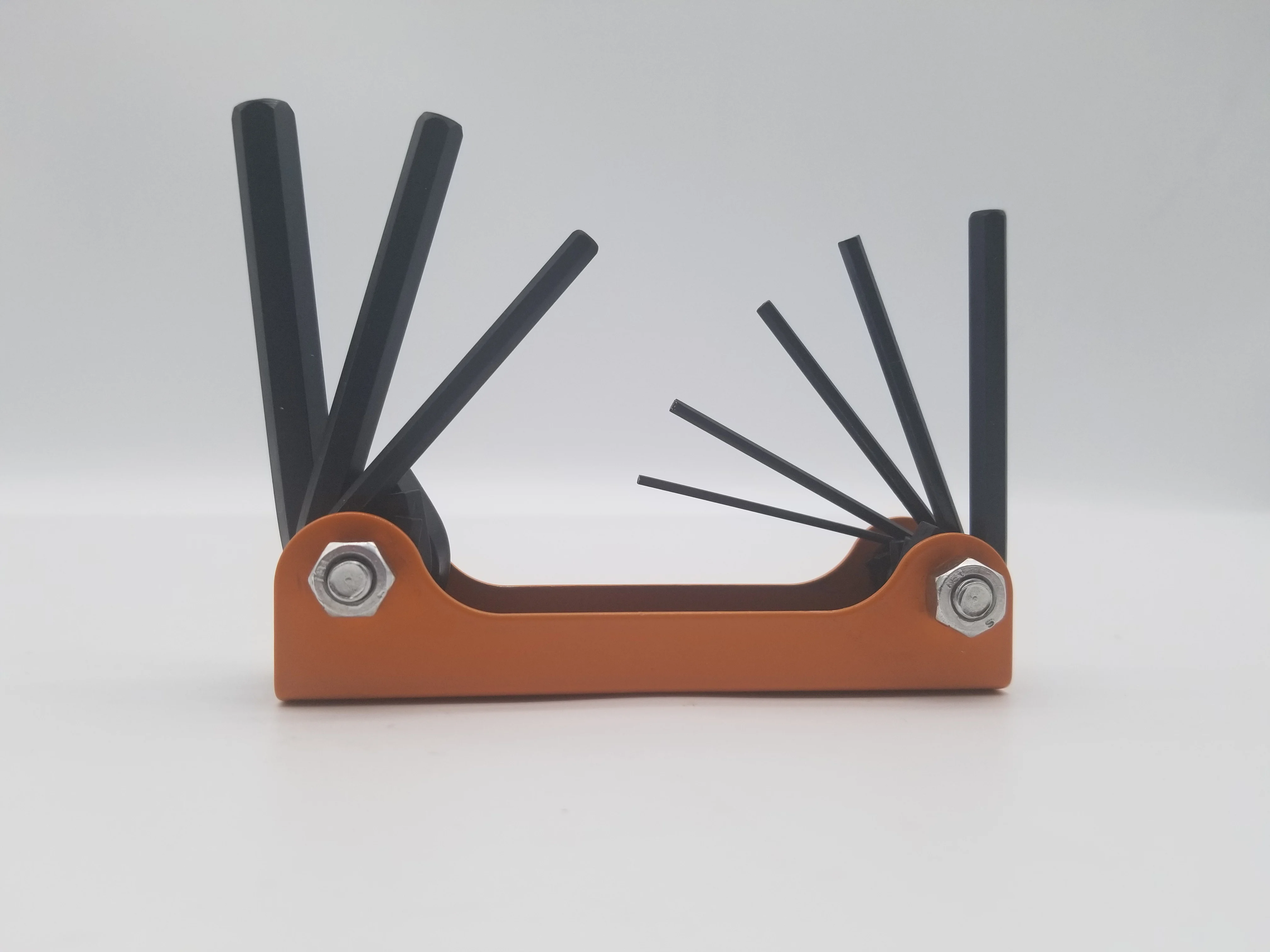 6mm Bicycle Bike Repair Kit 8Pcs CR-V Fold-Up Hex Wrench Key Set 1.5mm