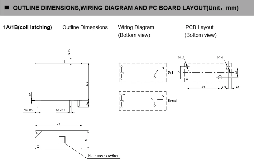 Standard Polarity Latching Relay 40A
