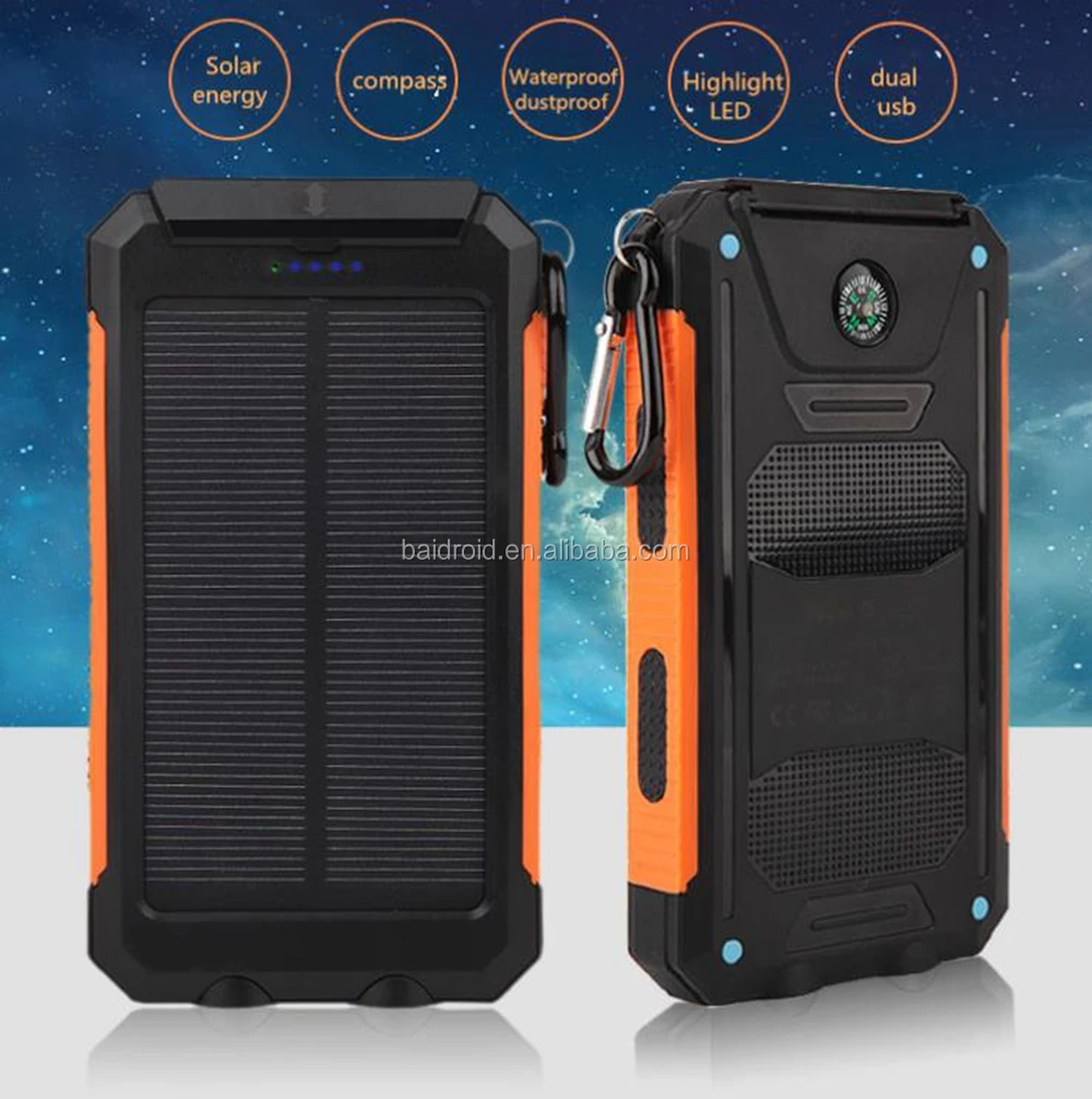 No need to remove of phone case /lighting solar power bank charger - ANKUX.COM