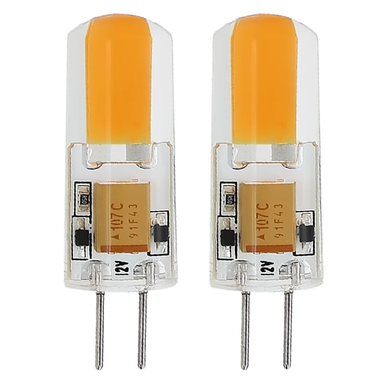 New Capsule Silicone G4 LED Silica COB Mini Spotlight 12V Dimmable G4 COB Lamp Bulb