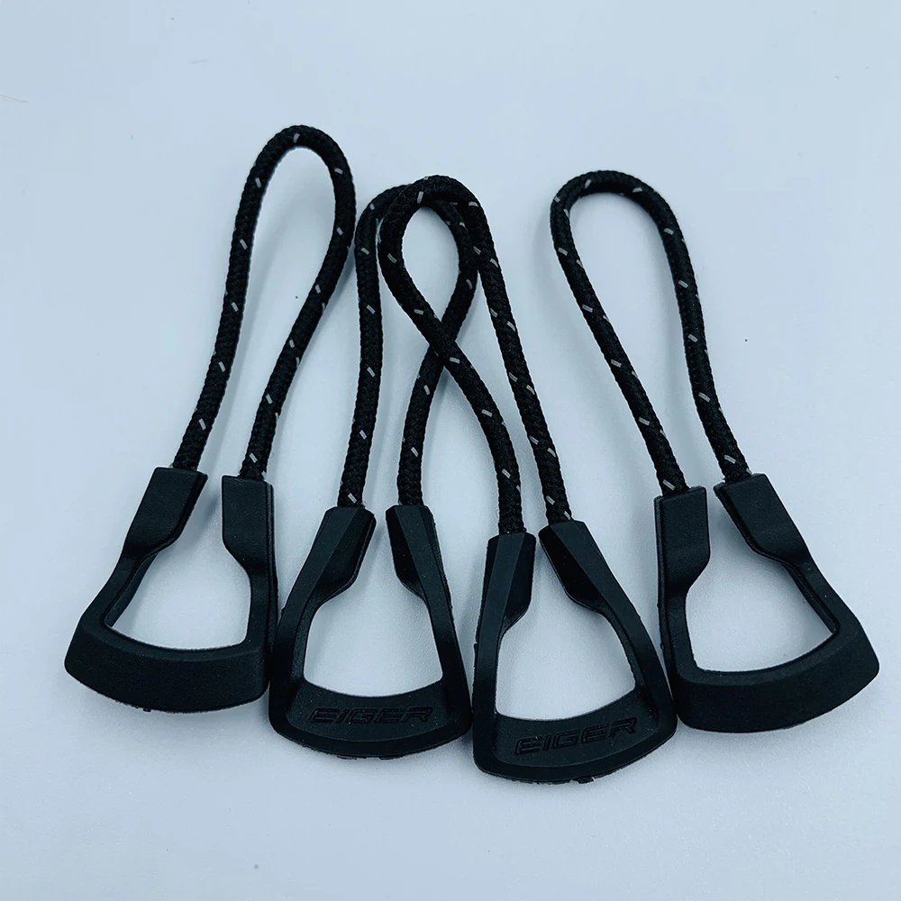 Custom Silicone Rubber Bag Garment Handbag Zipper Pullers Soft Pvc