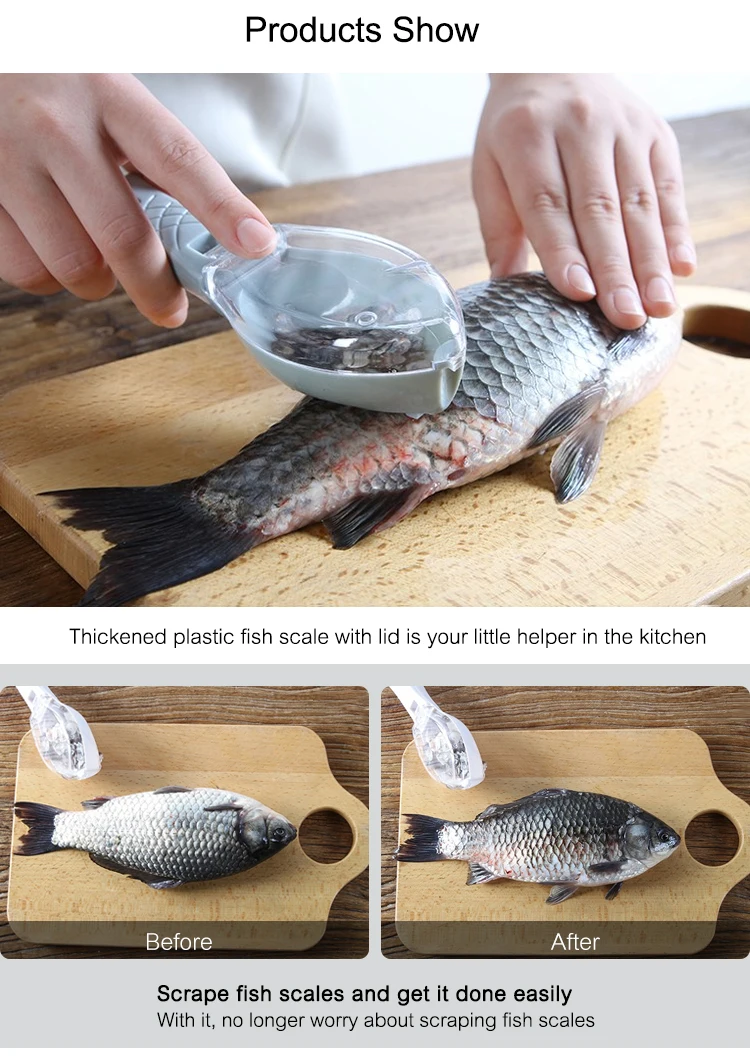 202 Kitchen Tool Cleaning Fish Skin Scraping Scales Planing Fast Scales