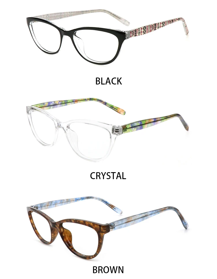 private eyes stainless cateye frames