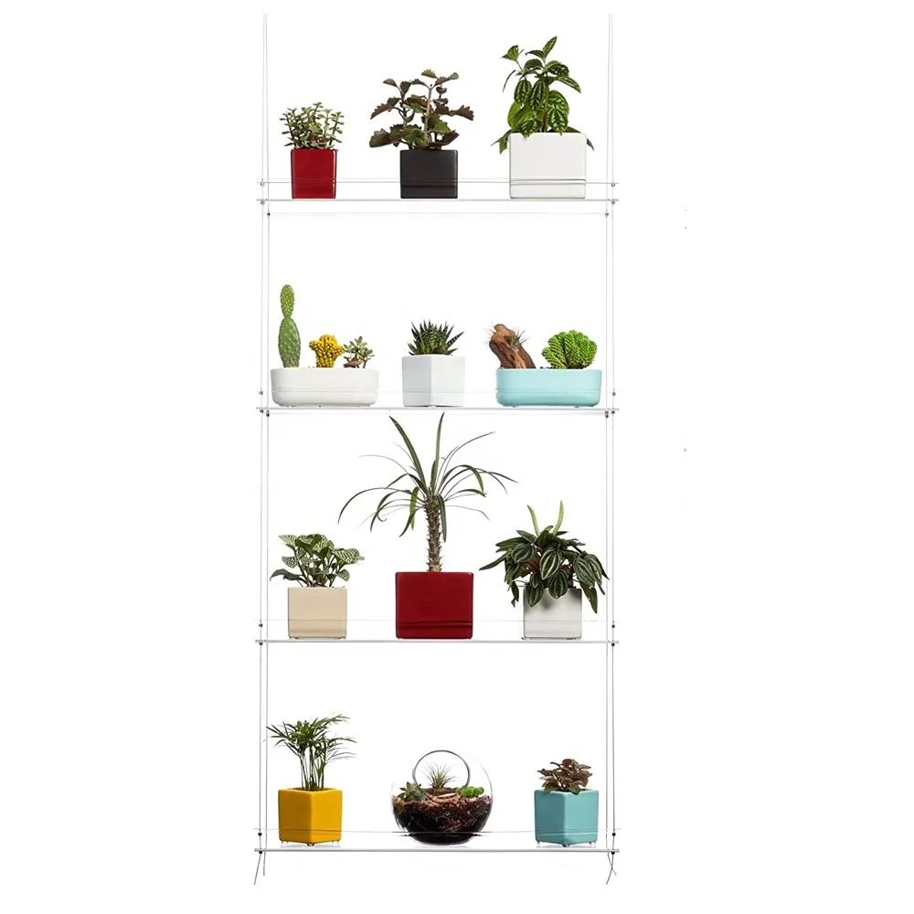 Product Detail Home Decoration Acrylic Hanging Window Plant Shelves Adjustable Acrylic Floating Shelf Djimart