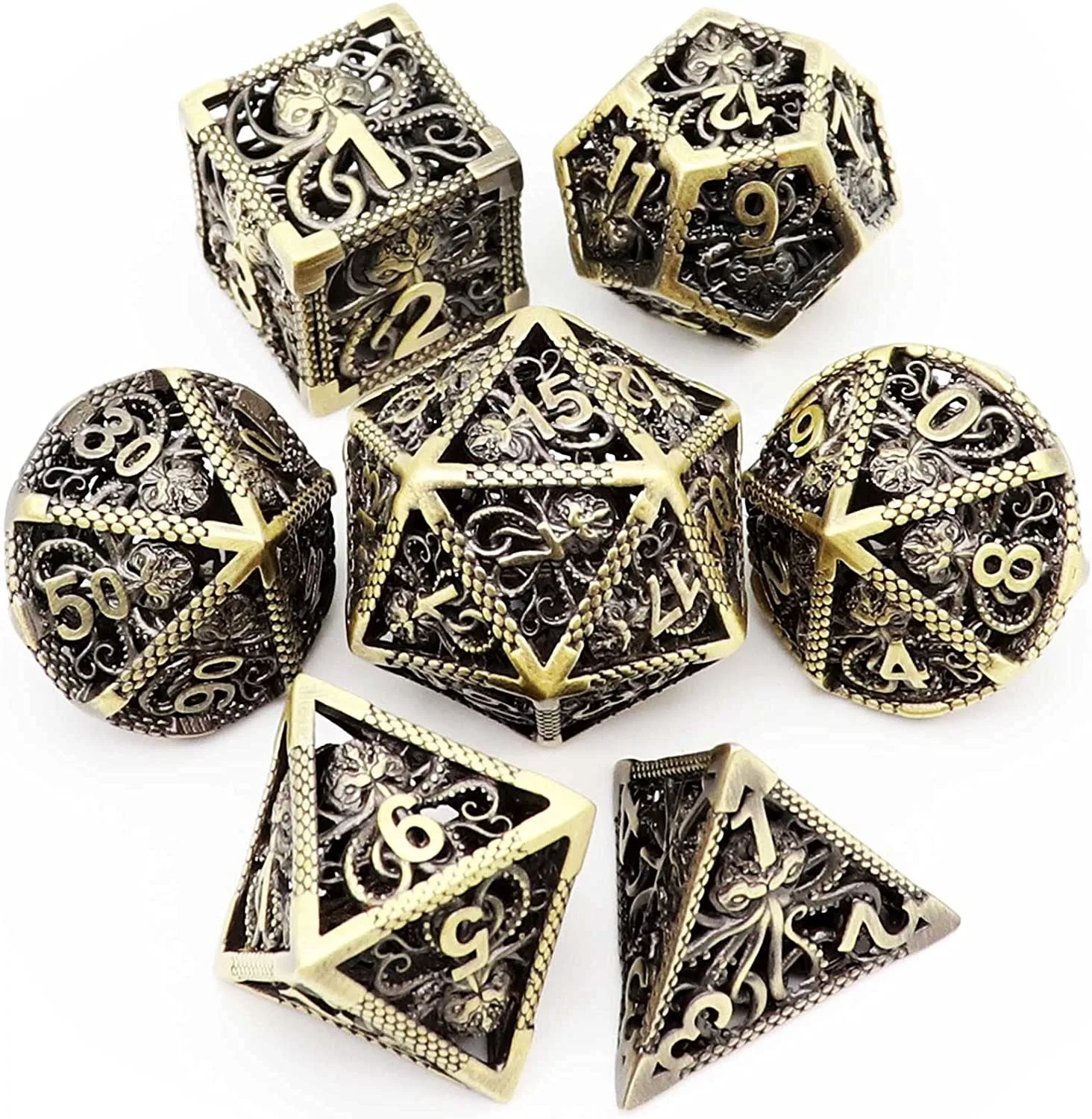 Dragon And Dungeon Metal Dice Set Cheap Unlock Game Product Dice Cthuru