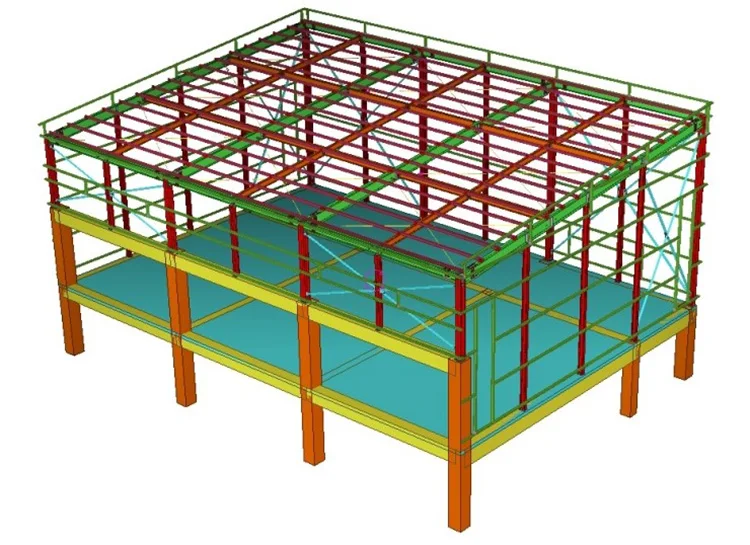 Durable Chicken Farm Buildings Light Steel Structure Warehouse Construction