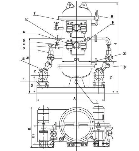 Marine Ship Boat Sea Water Pressure Water Tank/Hydrophore Tank
