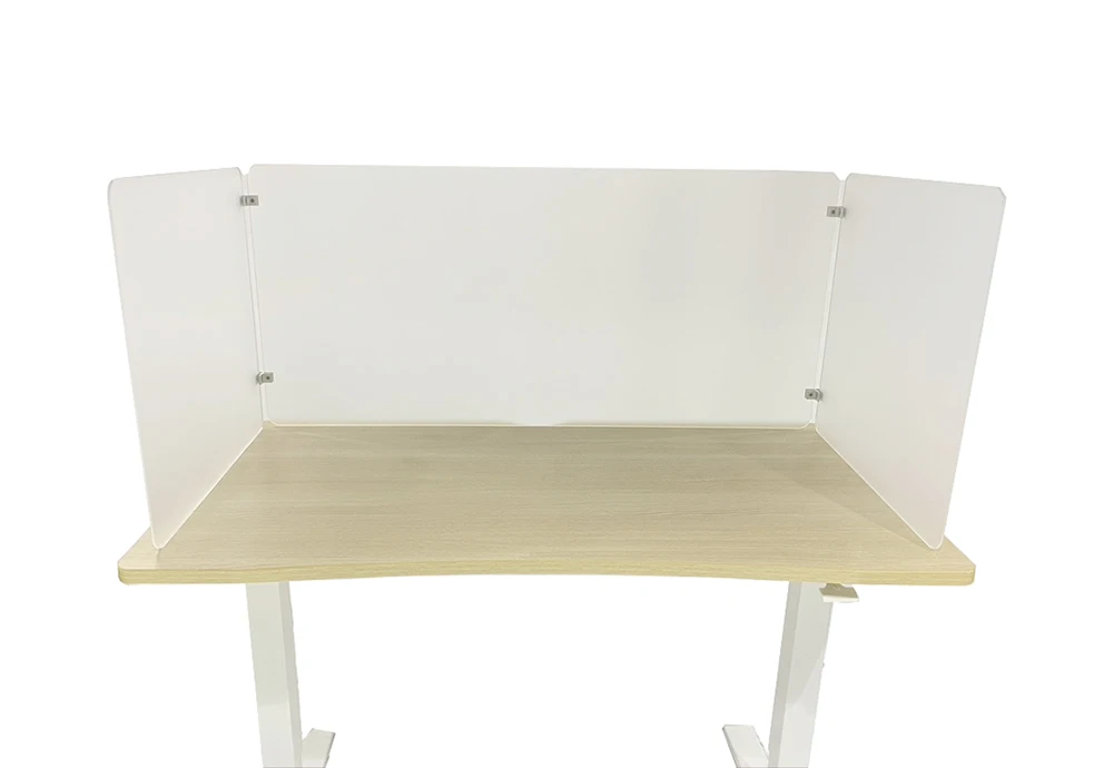 Office Desk Partition Clear And Frosted Acrylic Divider Guard Partition
