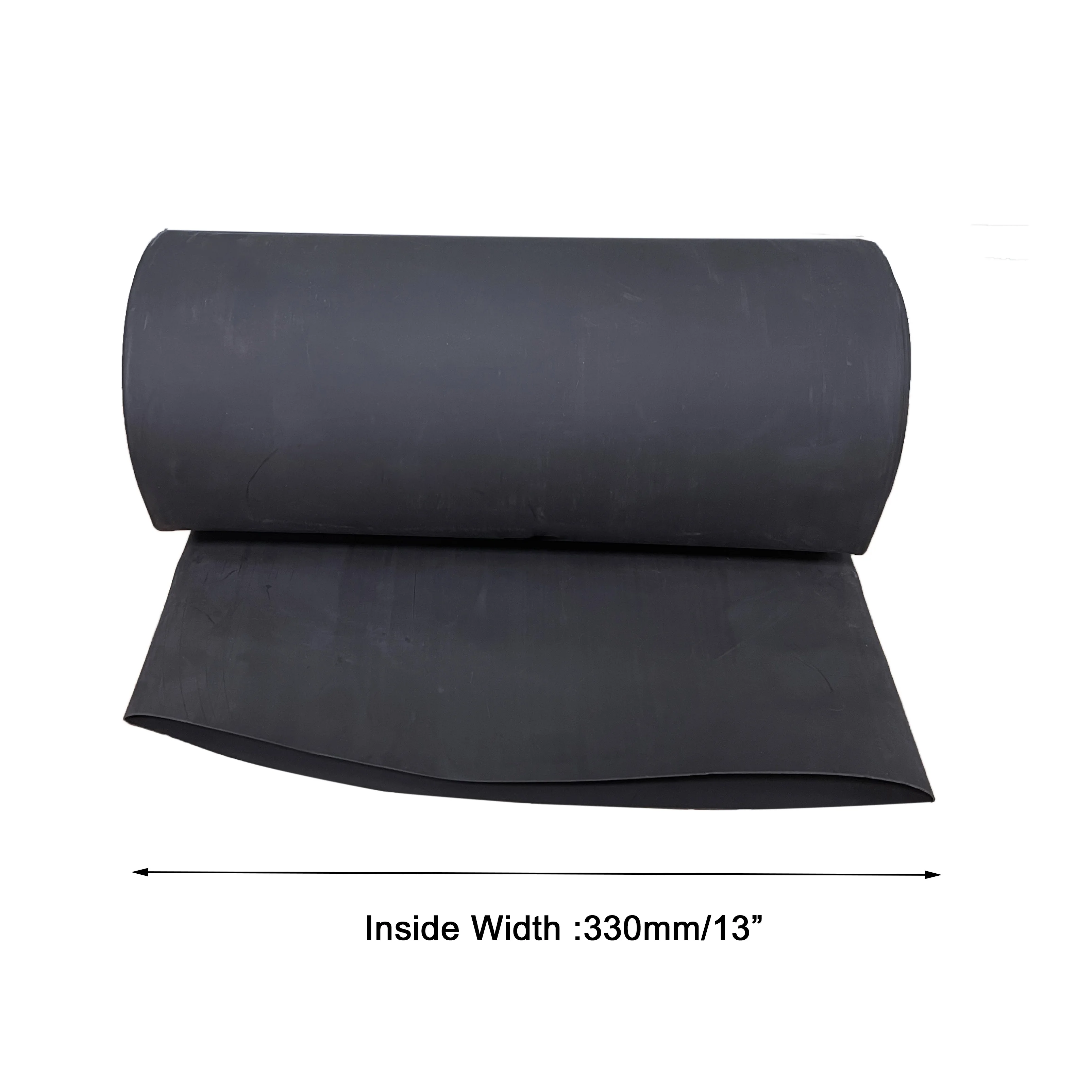 Big Size Heat Shrink Wrap Tube Black Matt Rubber Like For Battery Pack