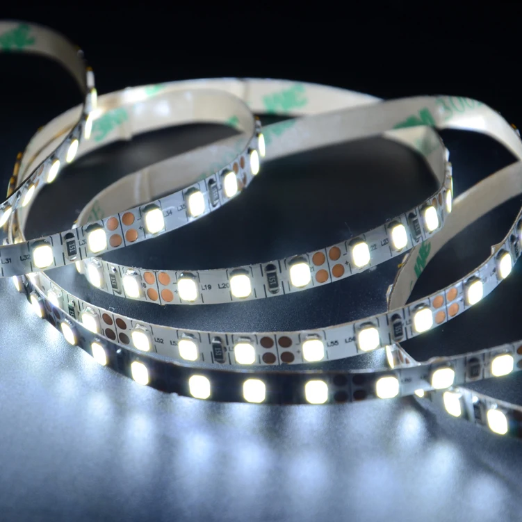 Factory prices 120leds/m 12W/M SMD2835 12V/24V  5MM PCB LED Strip for auditorium walkway lighting