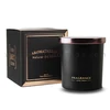 Black candles scented luxury candle making supplies and decorative candle container with lid