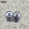 Quality River Shell Button Black shell Buttons with Customized Logo