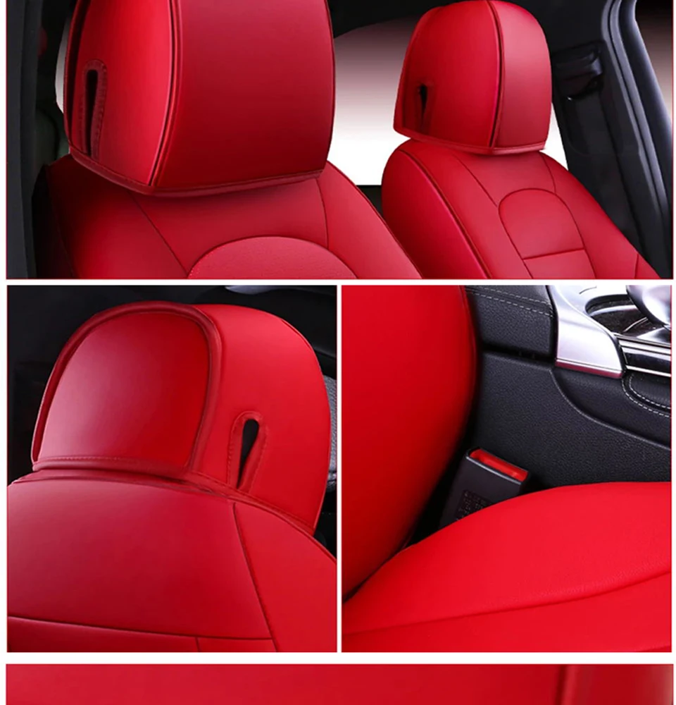 Full Set(10 Pcs) Leather Car Seat Cover For Toyota Corolla Accessories