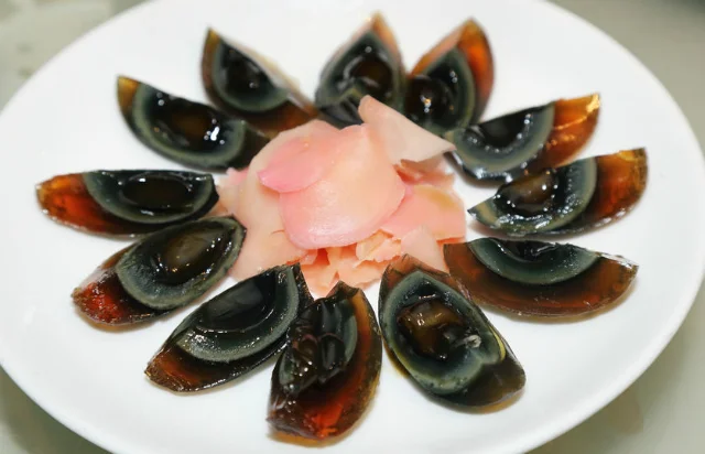 fresh and delicious preserved eggs