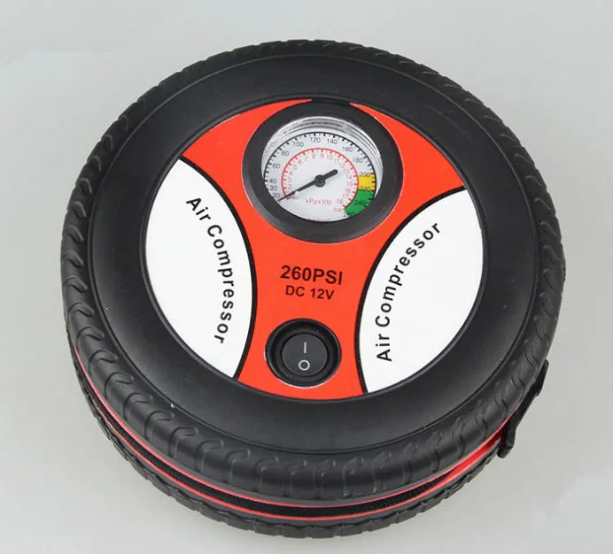 12V Auto Inflatable Pumps Electric Tire inflation 260psi Mini Portable Car Air Compressor