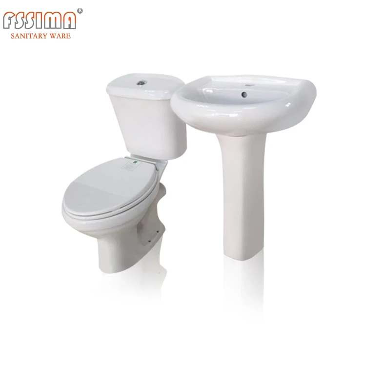 Africa Wc Toilet Basin Set Twyford Ghana Two Pieces White Toilet Buy