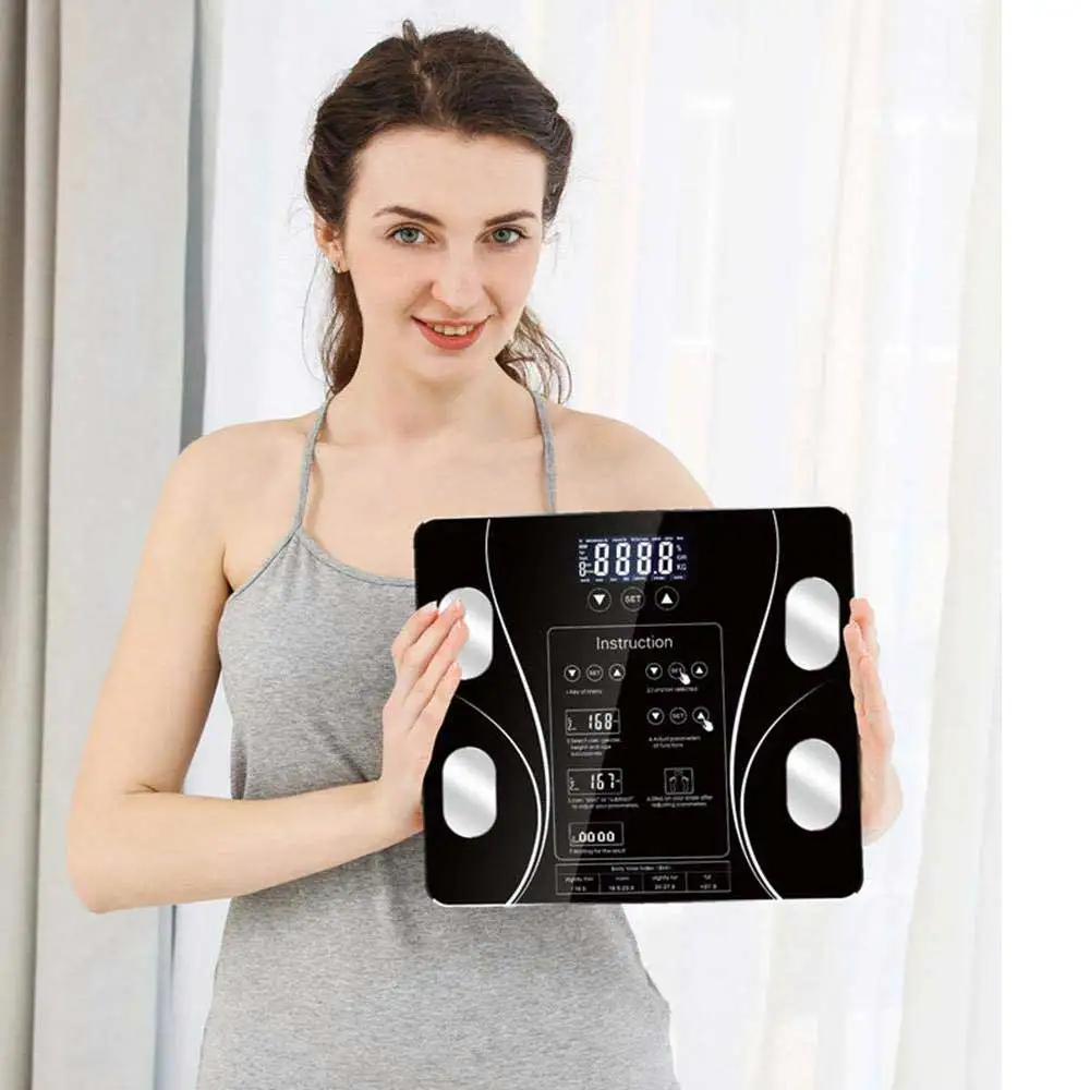 Bathroom Scales Led Screen Body Grease Electronic Weight Scale Body