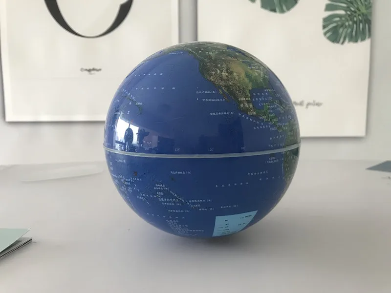 Магнитный плавающий мир карта глобус вращающиеся планеты земной шар со светодиодной подсветкой 