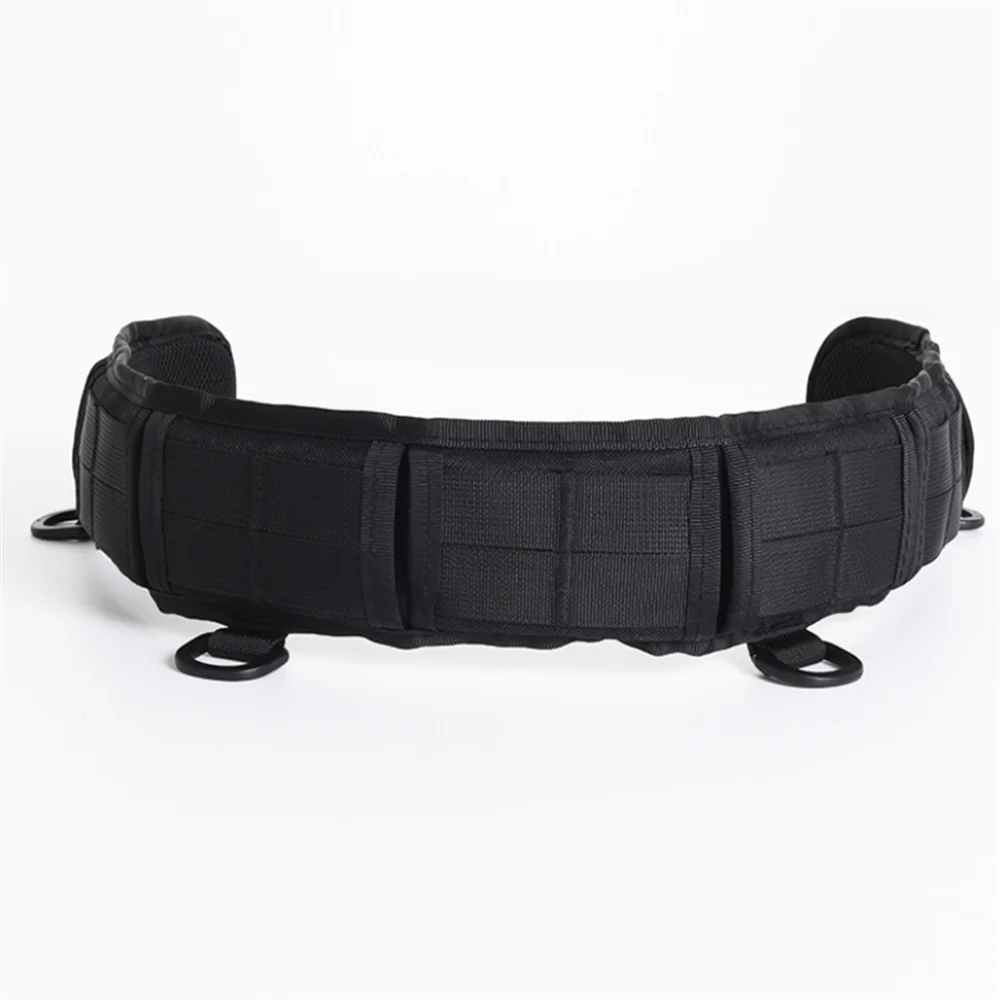 军队风格战斗腰带可调节训练腰带释放战术时尚男士帆布腰带