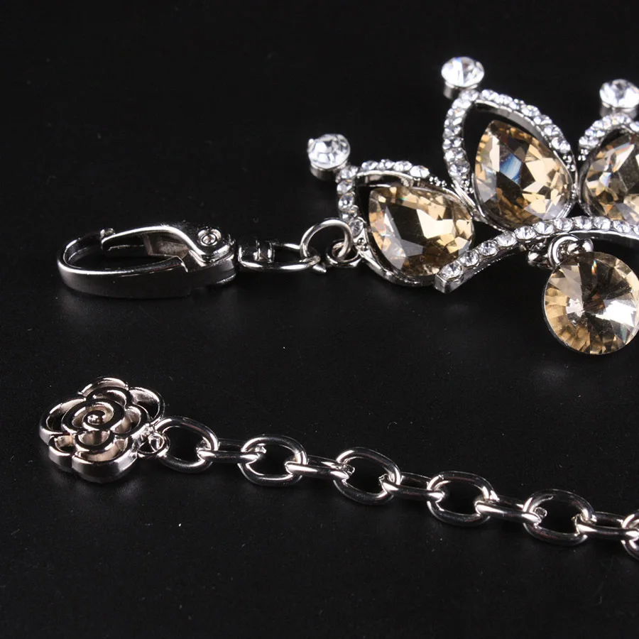 
New crown adorns the obi lady waist chain crystal skirt chain 