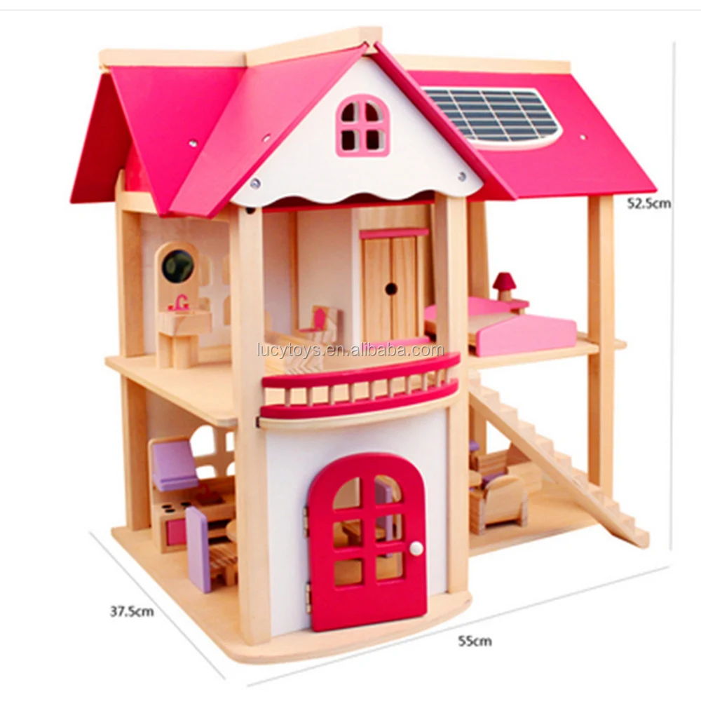 Casas De Muñecas De Madera Para Niños Y Niñas,Juguetes Educativos  Grandes,Naturales,Venta Al Por Mayor - Buy Pequeña Muñeca De Diy Kit De Casa,Los  Niños Juguetes Muñeca Casa Miniatura Muebles,Jugar Muñeca Casas De