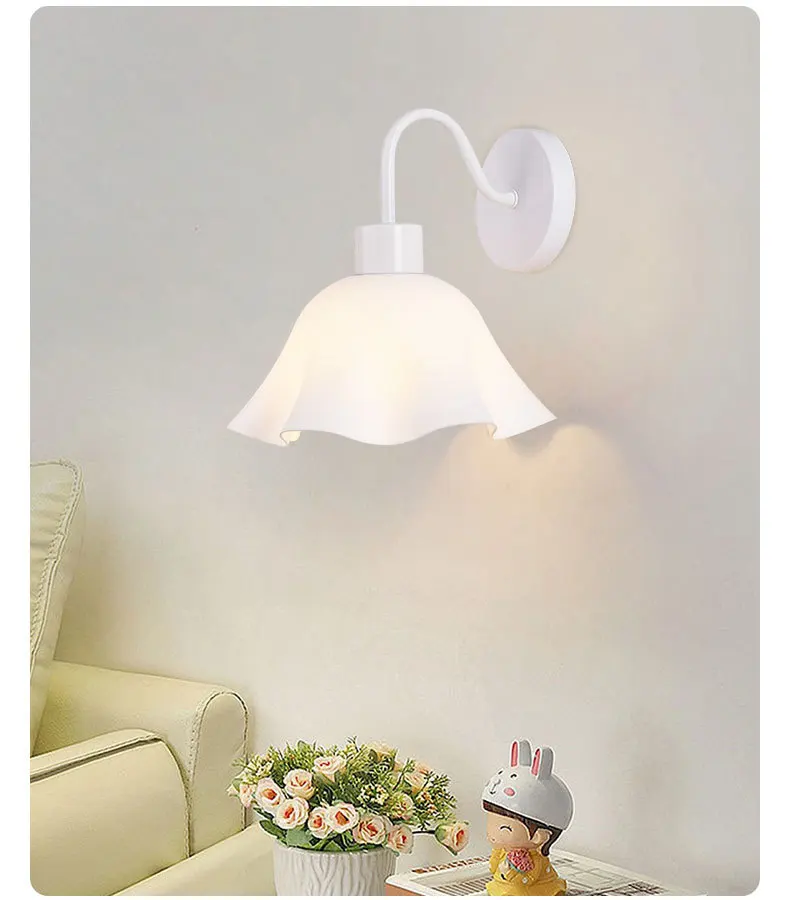 product modern minimalist led wall lamp for bedroom bedside living room balcony corridor staircase iron body touch control-10