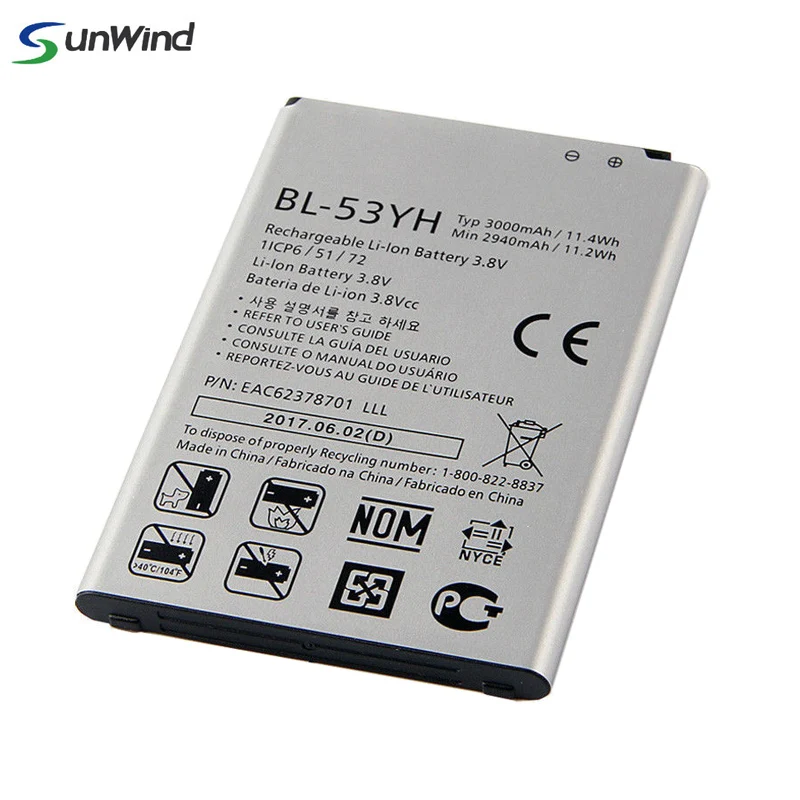 3 8v 3000mah Moibile Phone Battery For Lg G3 Battery Bl 53yh Buy Mobile Phone Battery For Lg G3 Bl 53yh Rechargeable Batteries For Oem Replacement Battery Replacement Battery For Lg Battery Lg 3000mah Product On