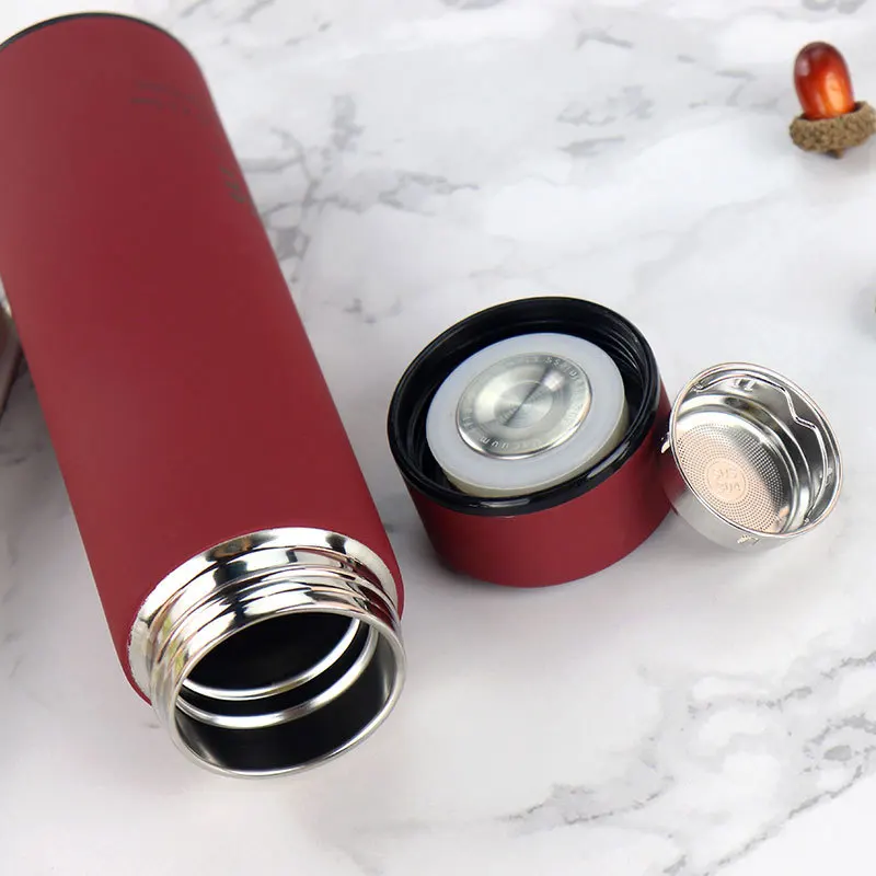Thermos Vacuum Insulated Flask Water Thermos With Filter Travel Mug