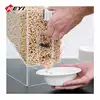 High Quality Customized Clear Acrylic Cereal Dispenser / Gravity Bulk Food Dispenser