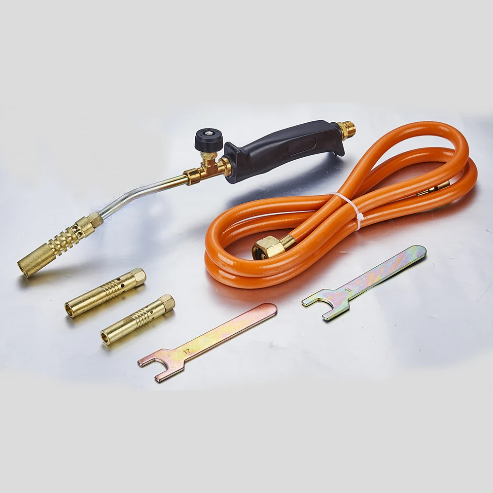 Lpg Gas Blow Torch Brazing Torch Flame Gun Propane Torch Kit With Hose