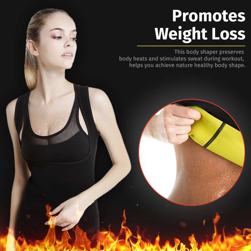 Custom Women's Vest Slimming Body Shaper Tank Top Athletic Neoprene