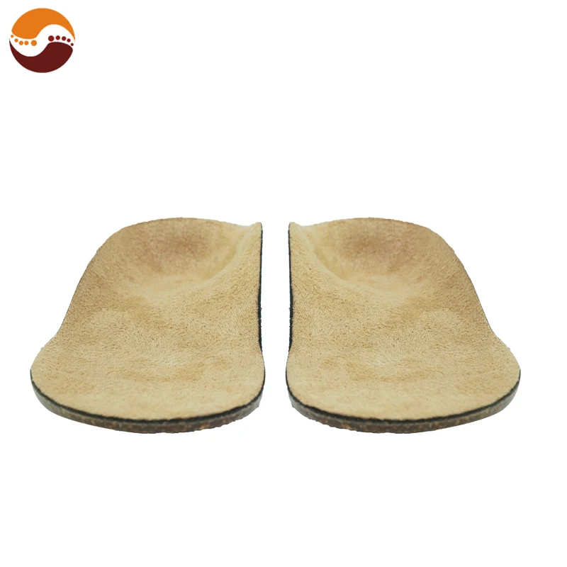 新设计矫形平足儿童软木鞋垫