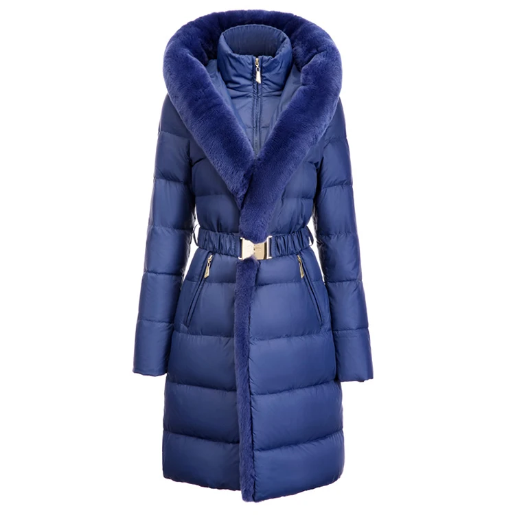 
Custom Women Fashion Coat Luxury Fur Winter Jacket Women 