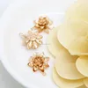 tiny gold filled charms small copper metal golden charms mix styles flower leaf star gold filled charms