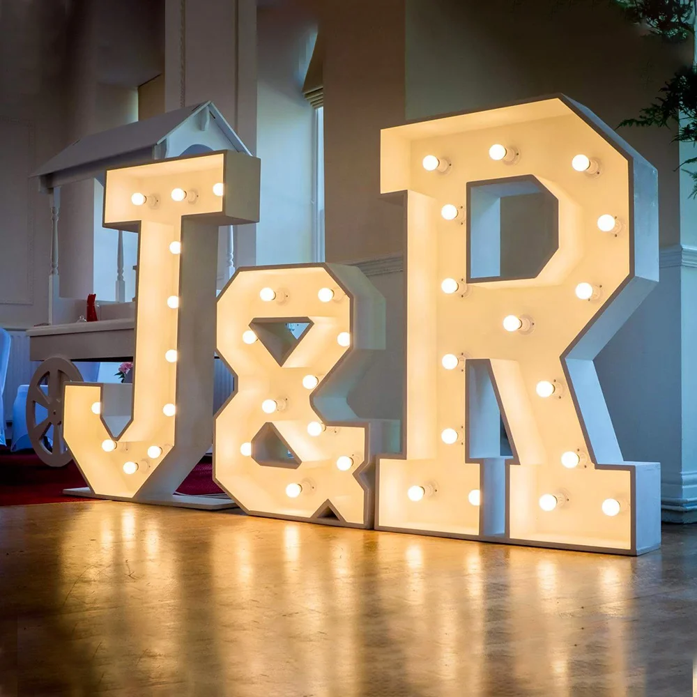 4ft led marquee letter love marquee led light sign letters wedding giant large light up letters
