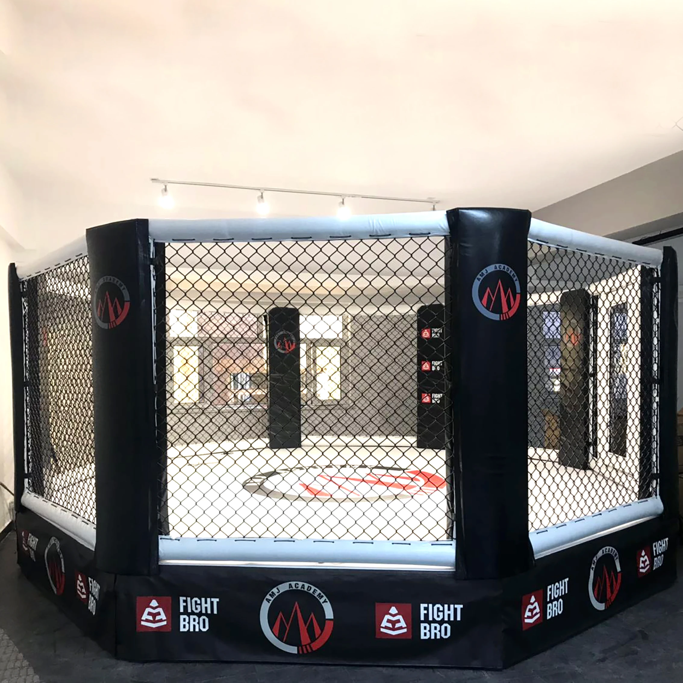 Octagonal Hexagonal Professional Octagonal Cage Floor Level Boxing Ring Small Boxing Ring Boxing