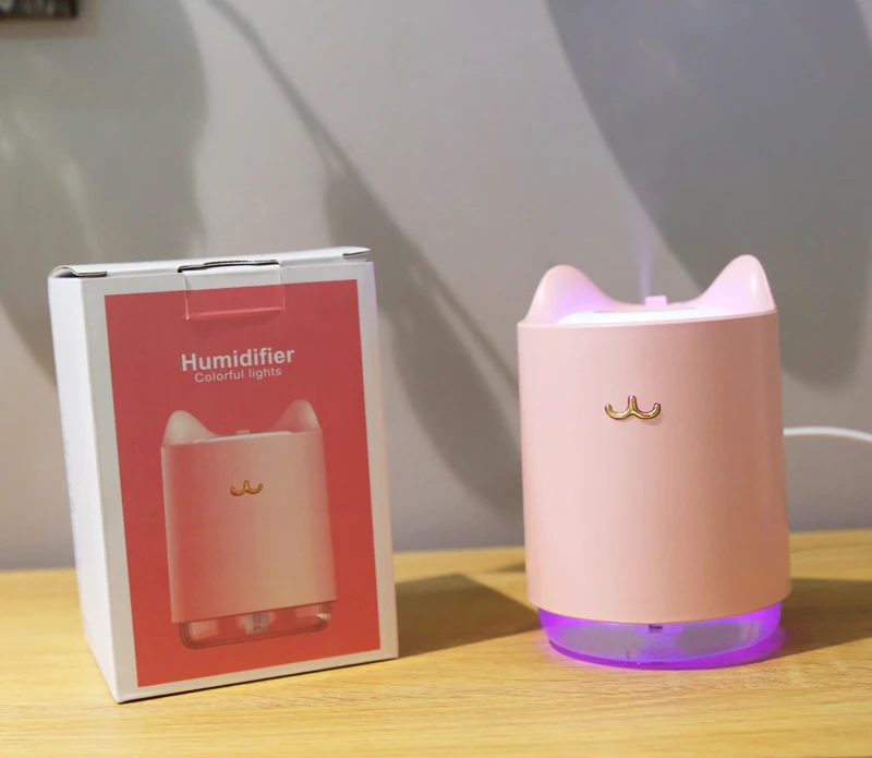 320ml ultrasonic cool mist hydra pet humidifier portable mini