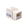 UTP/ FTP 90/ 180 Degree Cat5e Cat6 Cat6A Cat7 6um 9um rj45 jack box Modualr Jack RJ45 For Face Plate/ Patch panel