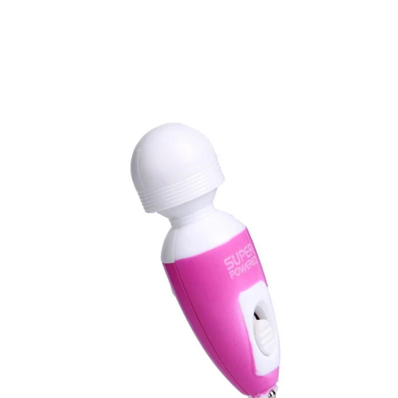 Mini Wand Massage Vibrator With Button Battery Adult Vibrator Vaginal