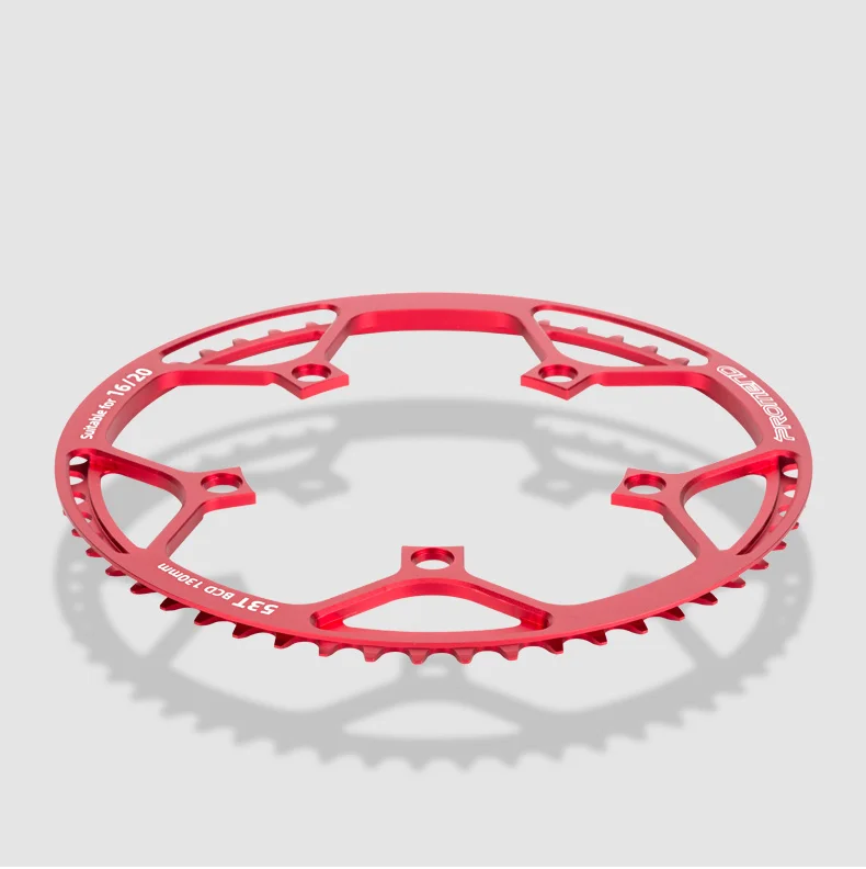 Crankset 5holes Bcd130 Folding Bike Chain Ring Cnc Single Speed