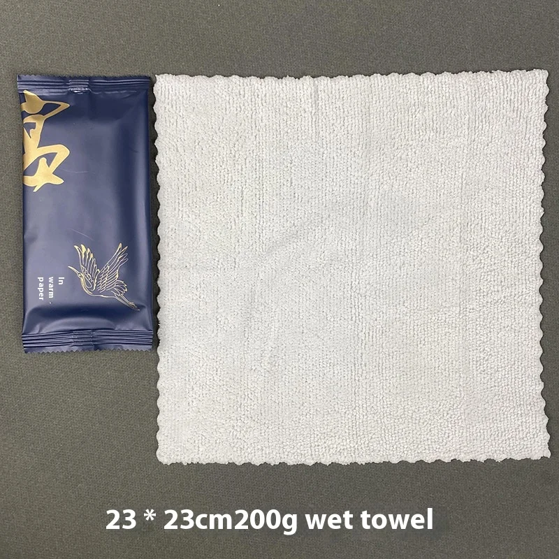 Factory Supply Executive Dining Moist Towels Champagne Stain Remover Wet Towel Evening Gown Safe Makeup Wet Towel details