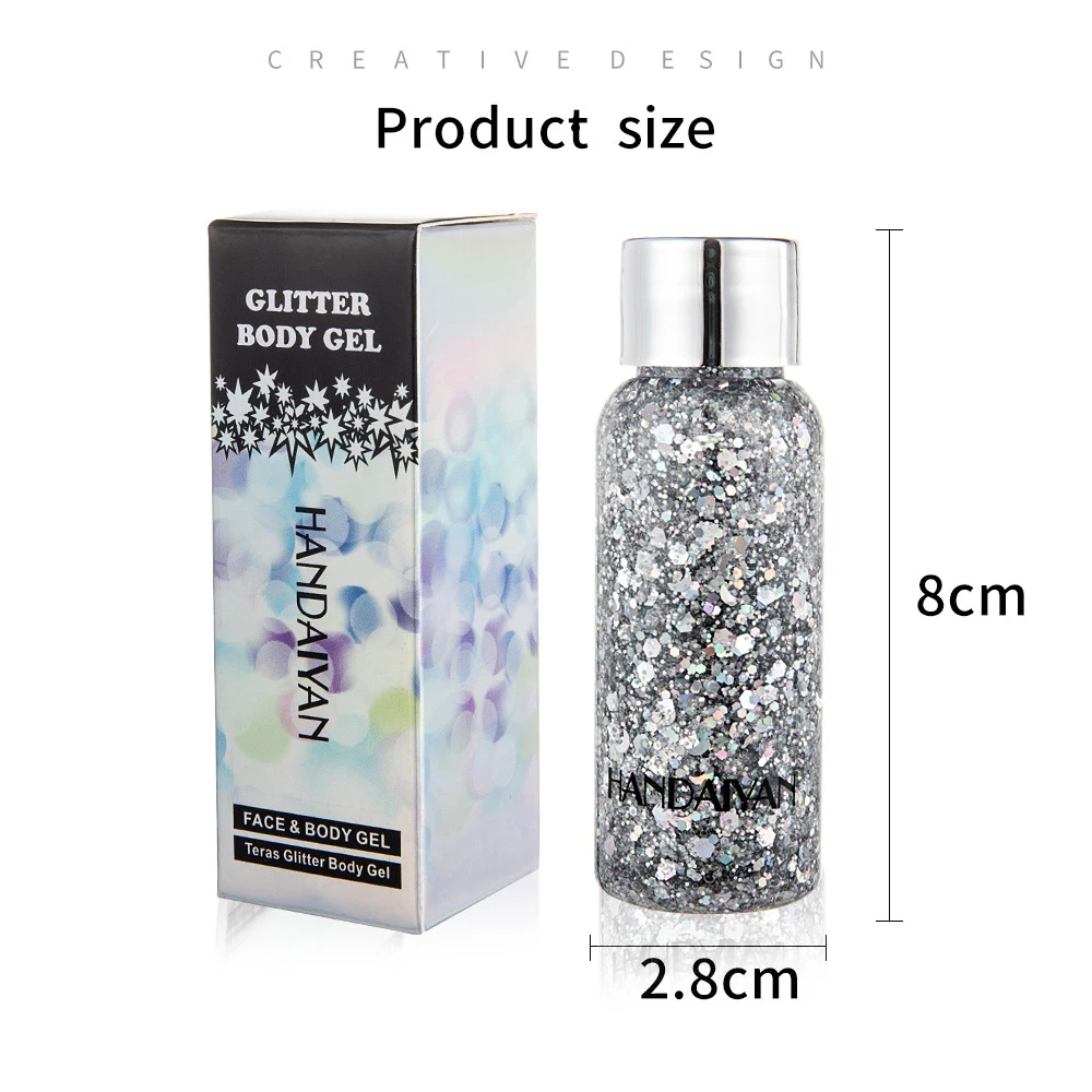 Wholesale Body Glitter Gel 9 Colors Buy Body Glitter,Body Glitter Gel