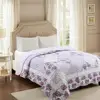 New model cheap price custom logo household handmade purple comforter quilt